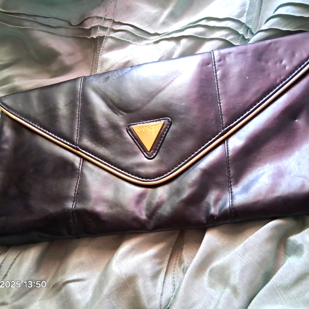 Guess envelope style clutch.